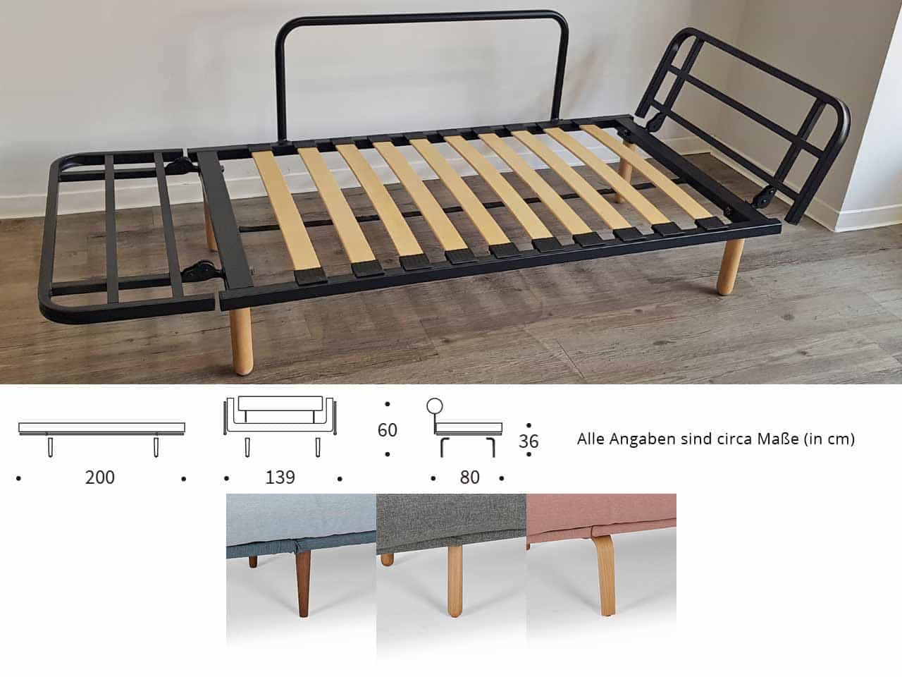 ROLLO Schlafsofagestell von Innovation